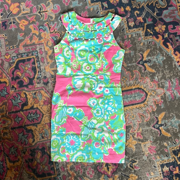 Lilly Pulitzer Lindy Beaded Shift Dress - Picture 3 of 12